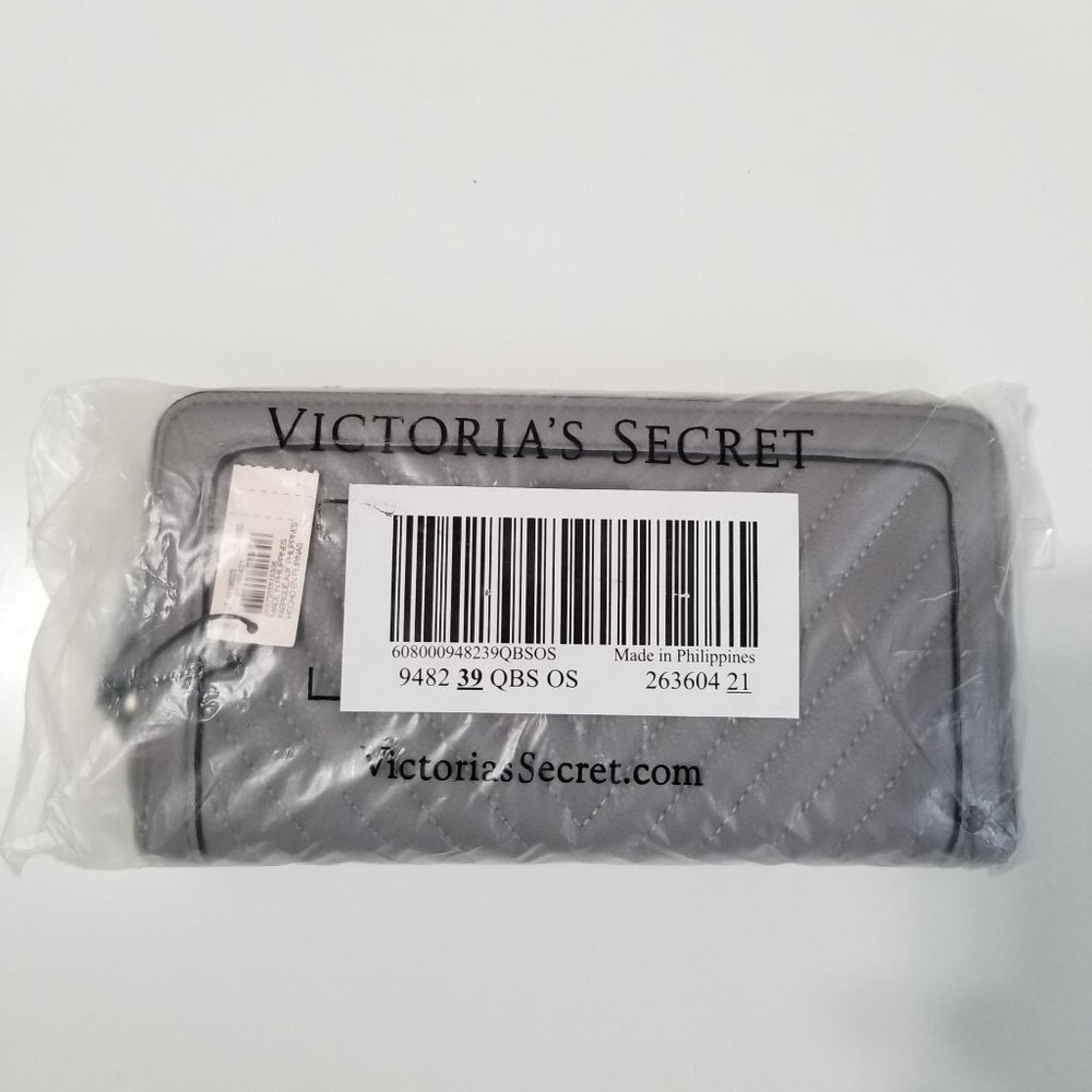 NWT Victoria's Secret The Victoria Wallet Color Gray - Picture 4 of 6